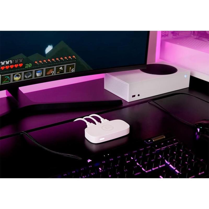 Placa de Captura Elgato Game Capture Neo, 4K, HDMI, Branco